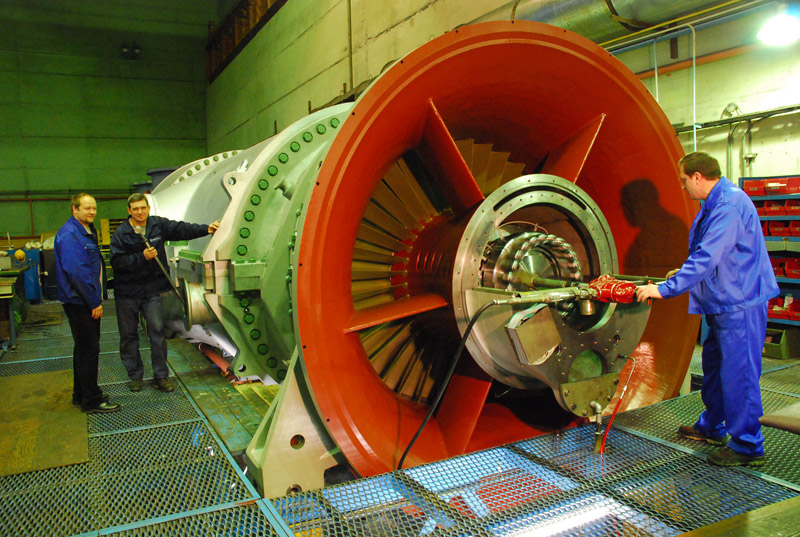 Испытания газовой турбины ГТЭ-160